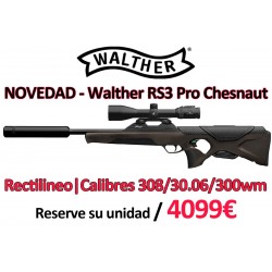 Rifle rectilineo Walther RS 3 Pro Chesnaut