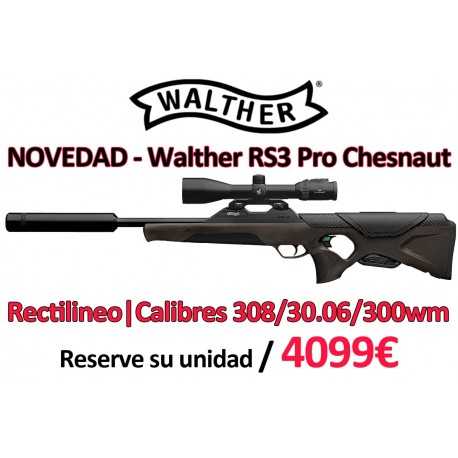 Rifle rectilineo Walther RS 3 Pro Chesnaut