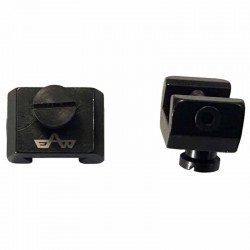 Juego de pies APEL acero 365 para Blaser / Weaver - carril clásico BH2