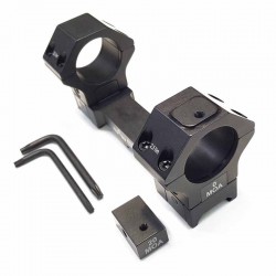 Montura APEL Táctica Black-line 20 MOA para Picatinny - 30mm. altas BH23