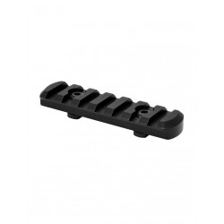 Carril WARNE M-LOK 7 ranuras - negro