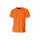 Camiseta Benisport técnica naranja