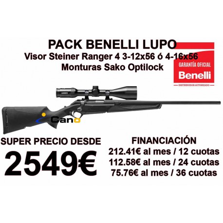 PACK OFERTA - Rifle Benelli Lupo + Steiner Ranger 4