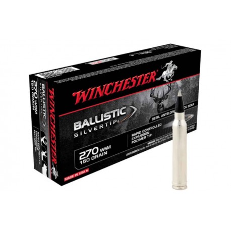 Balas Winchester Silver Tip 270wsm -150 grains